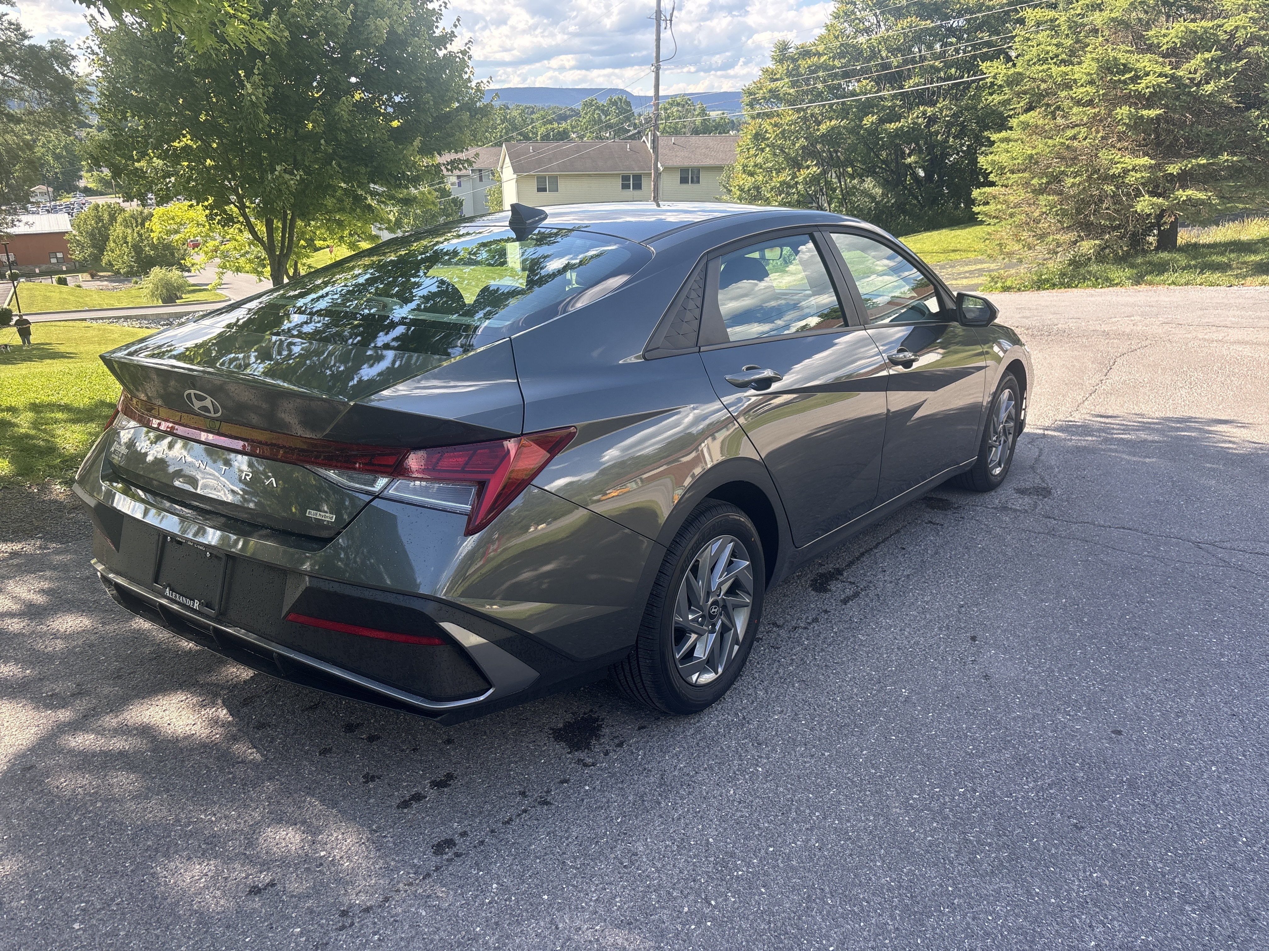 2025 Hyundai Elantra Hybrid Blue