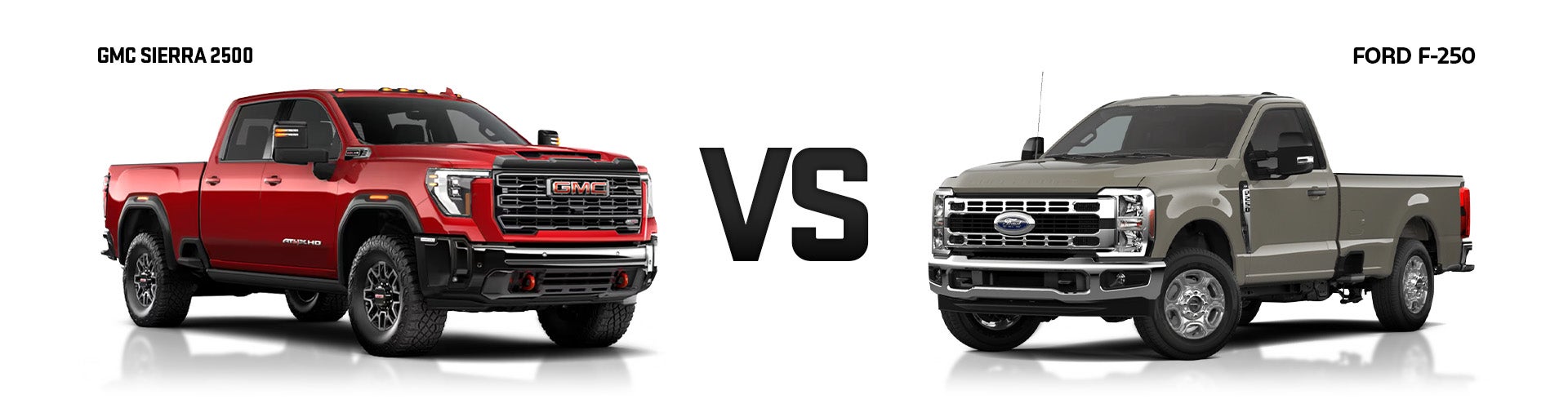 2026 GMC Sierra 2500HD vs. 2026 Ford F-250 Super Duty